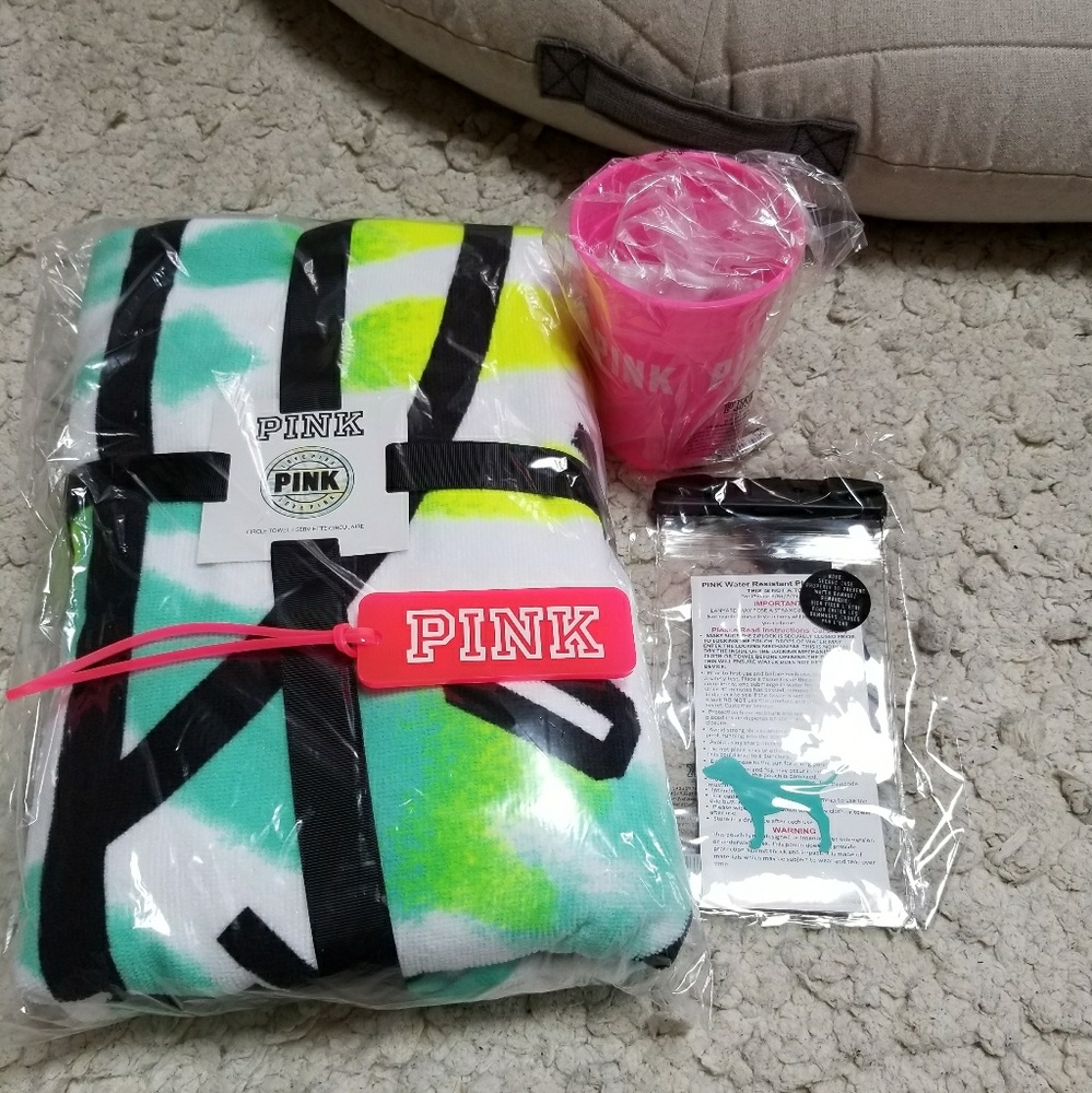 sold Victoria secret towel pizza float cup
